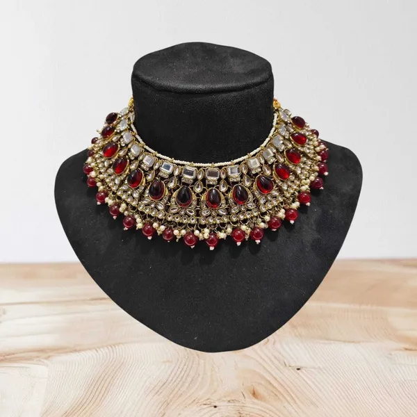 Maroon_Gold-Bridal_Dulhan_Jewellery_Set