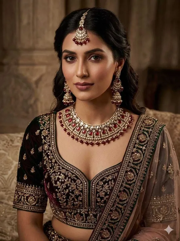 Maroon_Gold-Bridal_Dulhan_Jewellery_Set