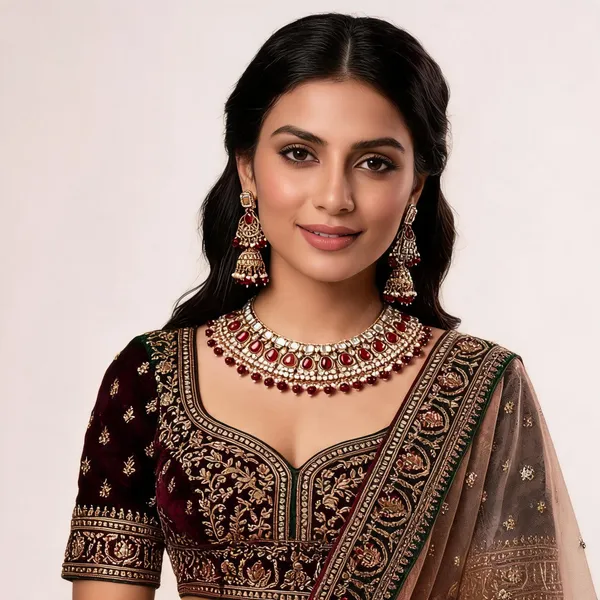 Maroon_Gold-Plated_Kundan_Pearl_Bridal_Dulhan_Jewellery_Set_For_Women
