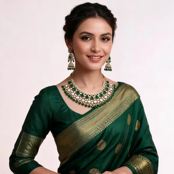 Green_Gold-Plated_Kundan_Pearl_Bridal_Dulhan_Jewellery_Set_For_Women