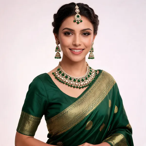 Green_Gold-Plated_Kundan_Pearl_Bridal_Dulhan_Jewellery_Set_For_Women