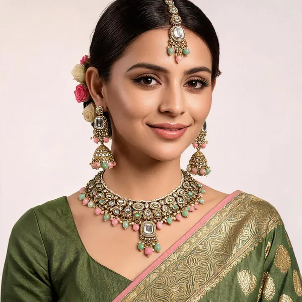 White_Gold-Plated_Kundan_Pearl_Bridal_Dulhan_Jewellery_Set_For_Women