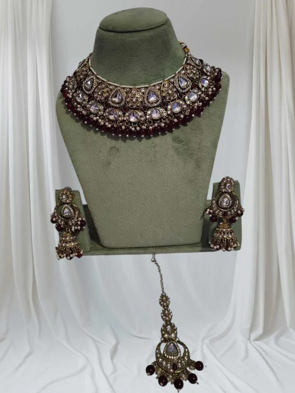 Maroon_Gold-Bridal_Dulhan_Jewellery_Set