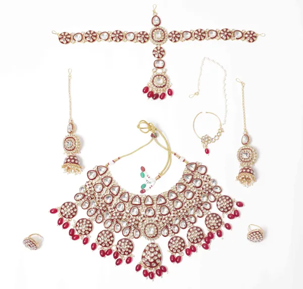 Maroon_Gold-Bridal_Dulhan_Jewellery_Set