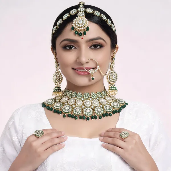 Green_Gold-Plated_Kundan_Pearl_Bridal_Jewellery_Set_For_Women