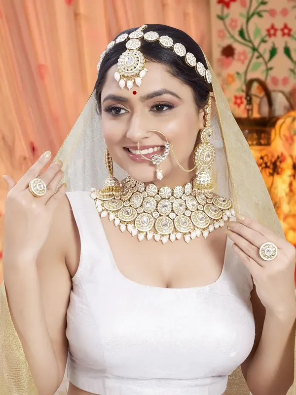 White_Gold-Bridal_Dulhan_Jewellery_Set