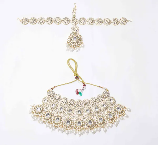 White_Gold-Bridal_Dulhan_Jewellery_Set