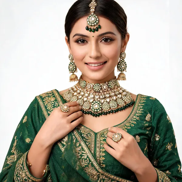 Green_Gold-Plated_Kundan_Pearl_Bridal_Jewellery_Set_For_Women