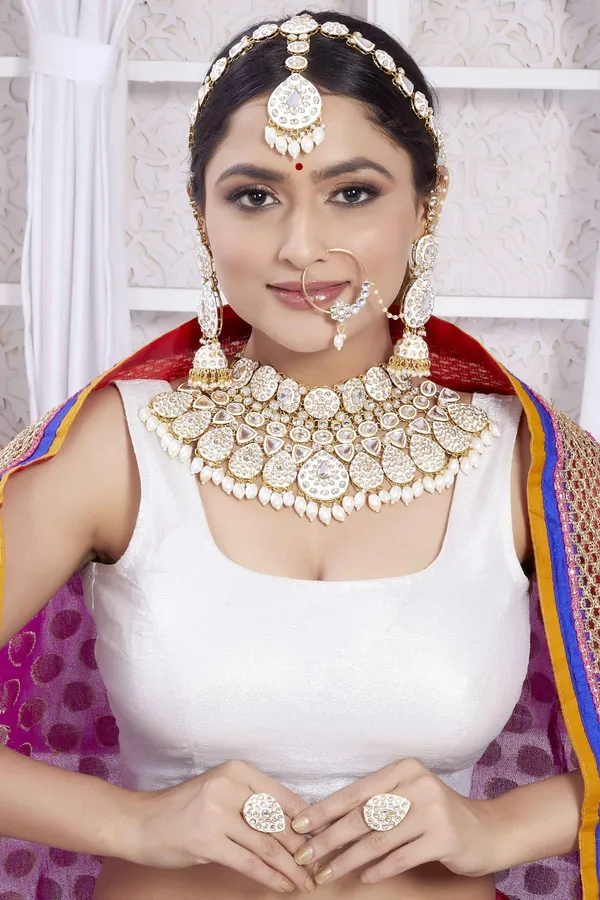 White_Gold-Bridal_Dulhan_Jewellery_Set