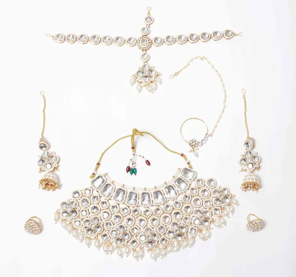 White_Gold-Bridal_Dulhan_Jewellery_Set