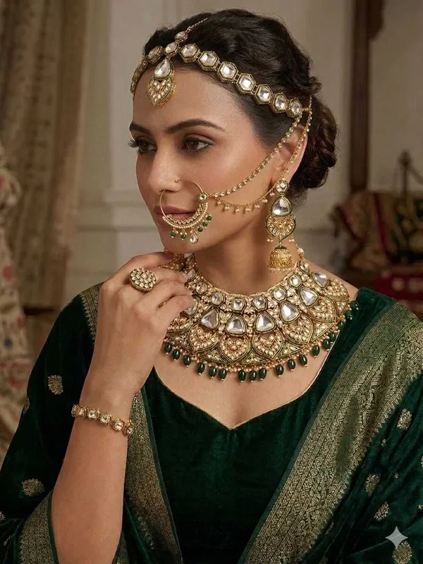 Green_Gold-Bridal_Dulhan_Jewellery_Set