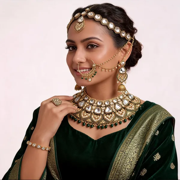 Green_Gold-Plated_Kundan_Pearl_Bridal_Jewellery_Set_For_Women