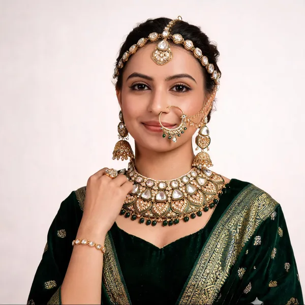 Green_Gold-Plated_Kundan_Pearl_Bridal_Jewellery_Set_For_Women