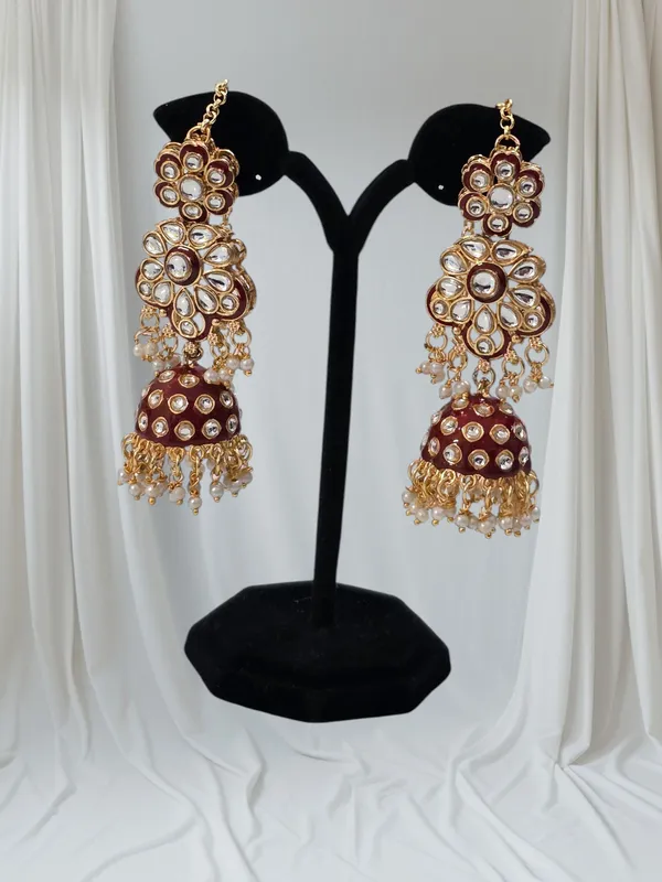 Maroon_Gold-Bridal_Dulhan_Jewellery_Set