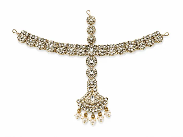 Gold_Tone_Stone_Studded_Bridal_Jewellery_Set