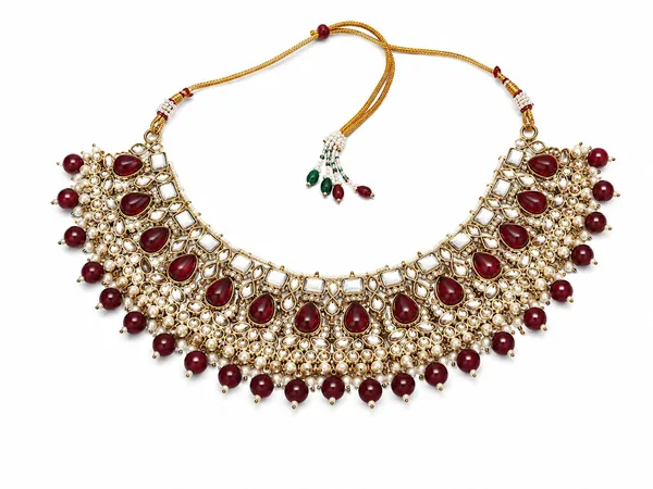 Gold_Tone_Kundan_Maang_Tikka_And_Earrings_Set_for_Women