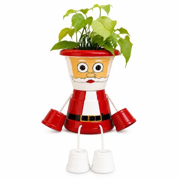 Plastic_Festive_Santa_Claus_Hanging_Leg_Planter