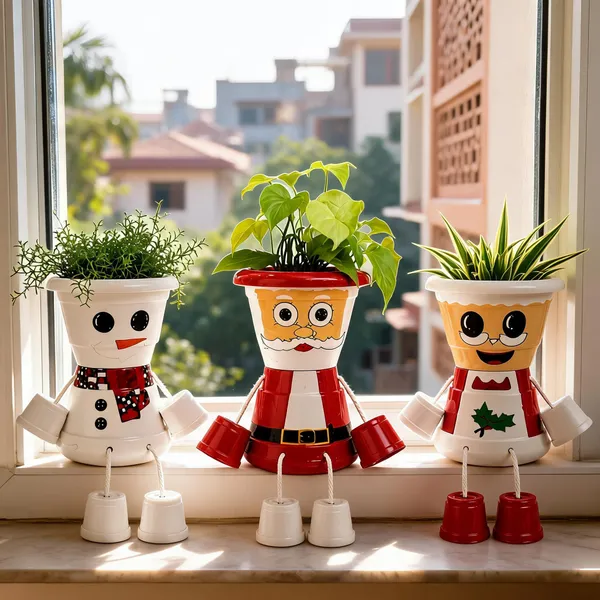 Plastic_Decorative_Character_Design_Plant_Pots_Set_Of_3