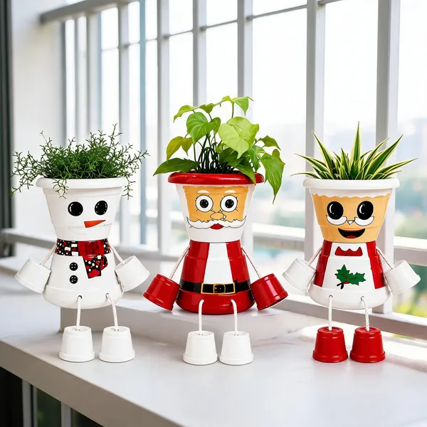 Plastic_Decorative_Character_Design_Plant_Pots_Set_Of_3