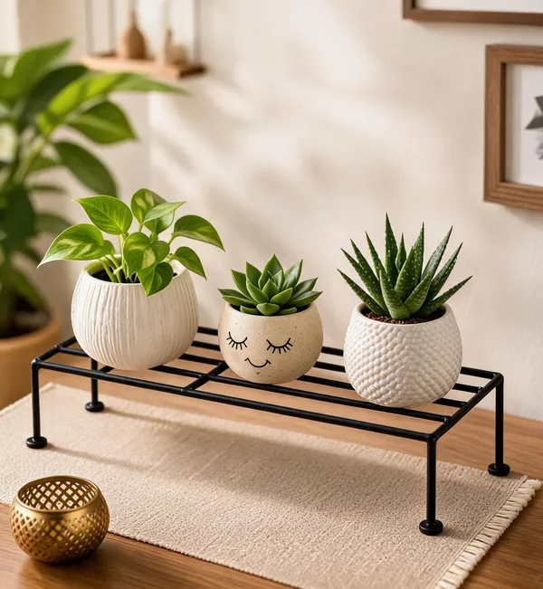 Iron_Modern_Black_Rectangular_Plant_Stand