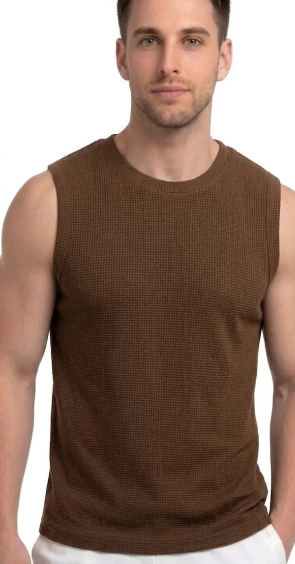 Brown_Premium_Cotton_Regular_Fit_Sleeveless_Gym_Vest_For_Men