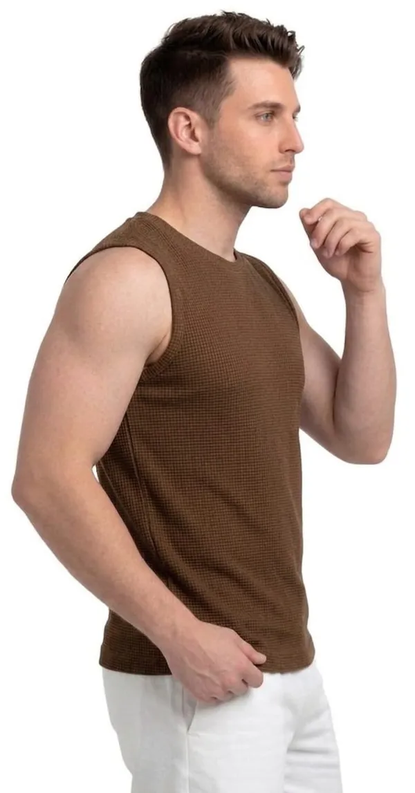 Brown_Premium_Cotton_Regular_Fit_Sleeveless_Gym_Vest_For_Men