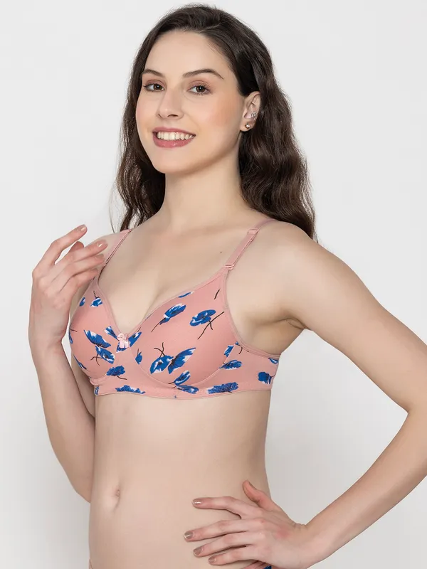 Pink_Premium_Cotton_Floral_Print_Bra_For_Women