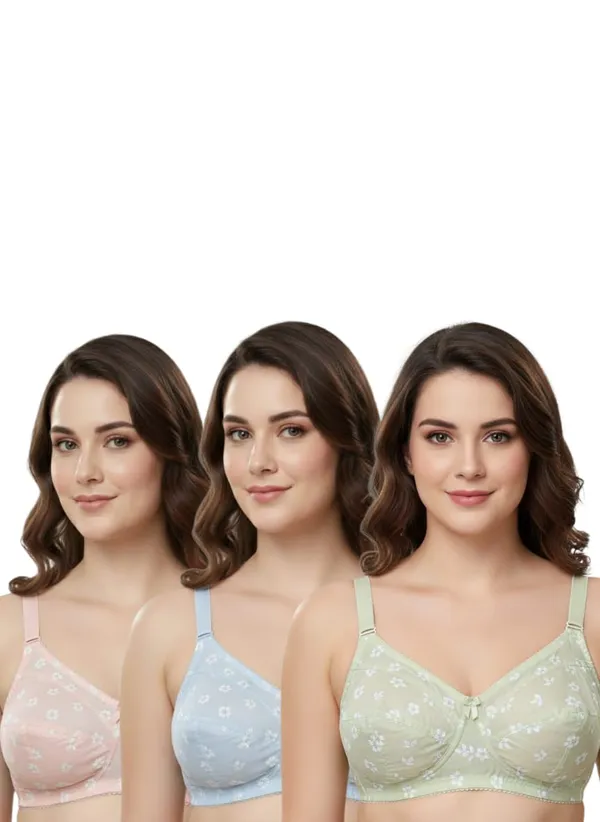 Light_Blue_Premium_Cotton_Floral_Print_Bra_For_Women