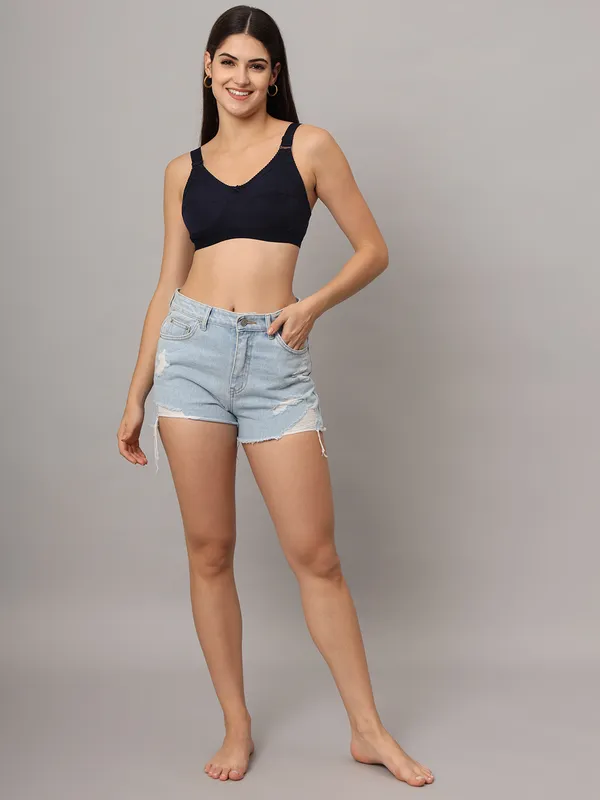 Black_Premium_Cotton_V_Neck_Comfort_Fit_Bra_For_Women