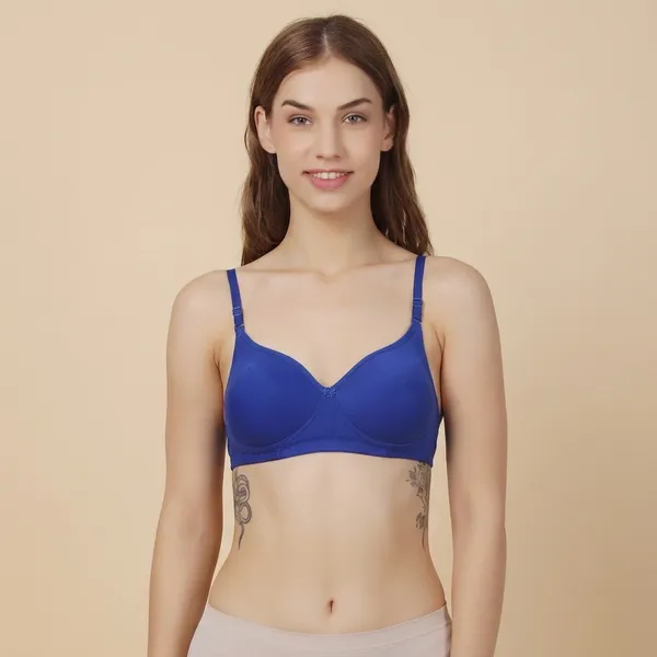 Blue_Premium_Cotton_Full_Coverage_Bra_For_Women