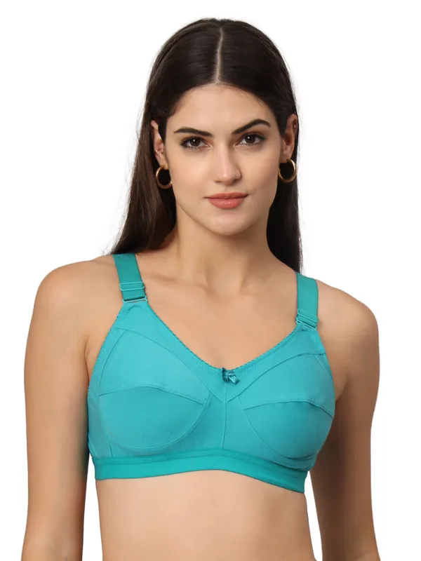 Teal_Premium_Cotton_Full_Coverage_Bra_For_Women