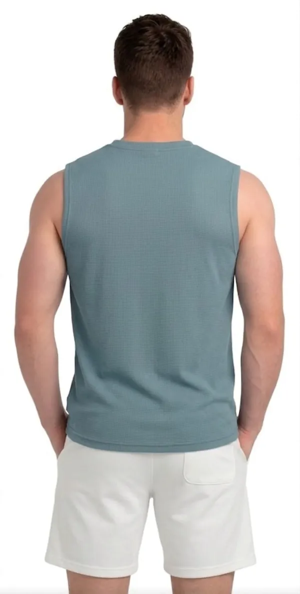 Slate_Blue_Premium_Cotton_Regular_Fit_Sleeveless_Gym_Vest_For_Men