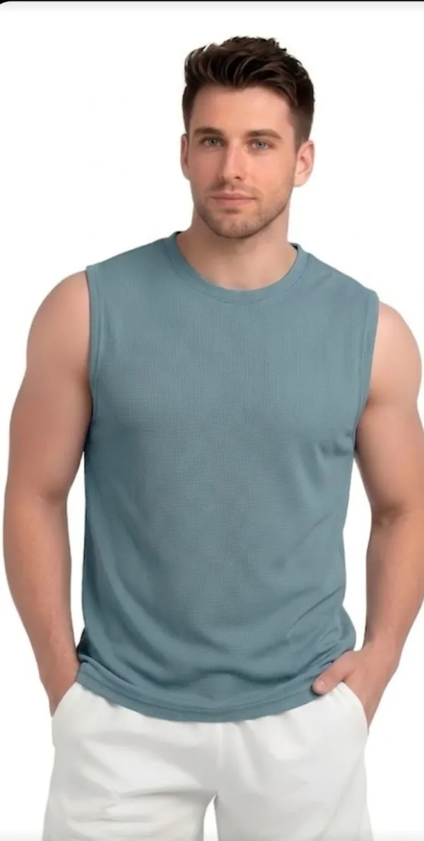 Slate_Blue_Premium_Cotton_Regular_Fit_Sleeveless_Gym_Vest_For_Men