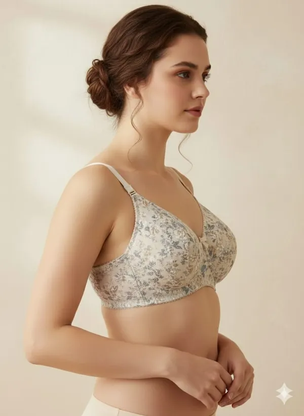 Cream_Premium_Cotton_Floral_Print_Full_Coverage_Bra_For_Women
