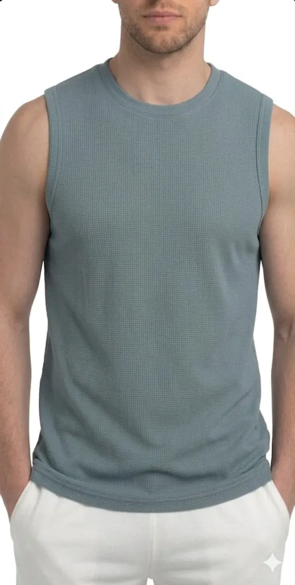 Slate_Blue_Premium_Cotton_Regular_Fit_Sleeveless_Gym_Vest_For_Men