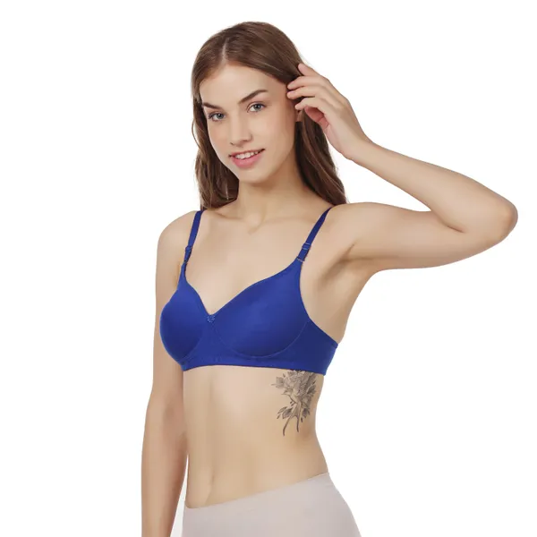 Blue_Premium_Cotton_Full_Coverage_Floral_Detail_Bra_For_Women