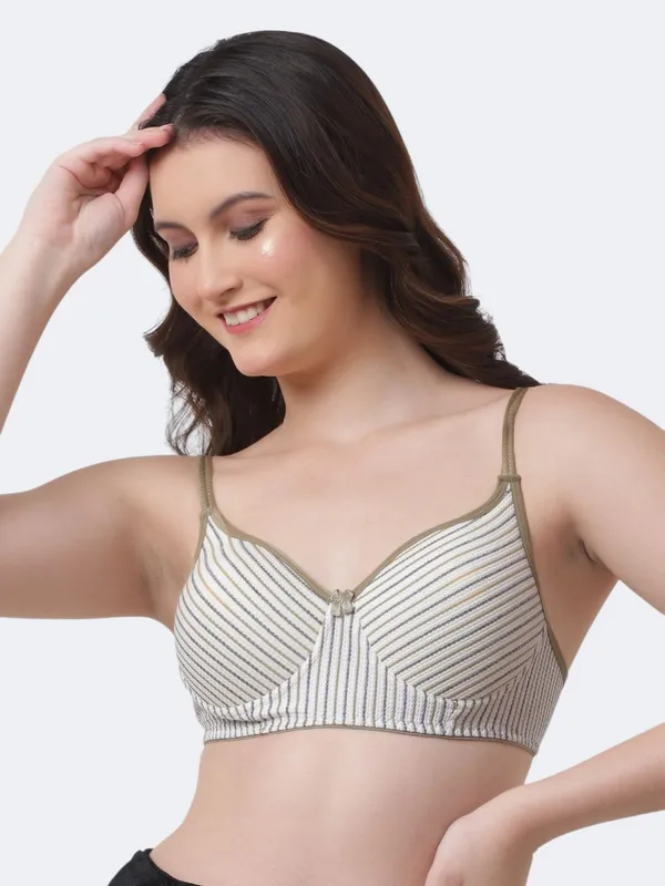 Beige_Premium_Cotton_Striped_Full_Coverage_Bra_For_Women