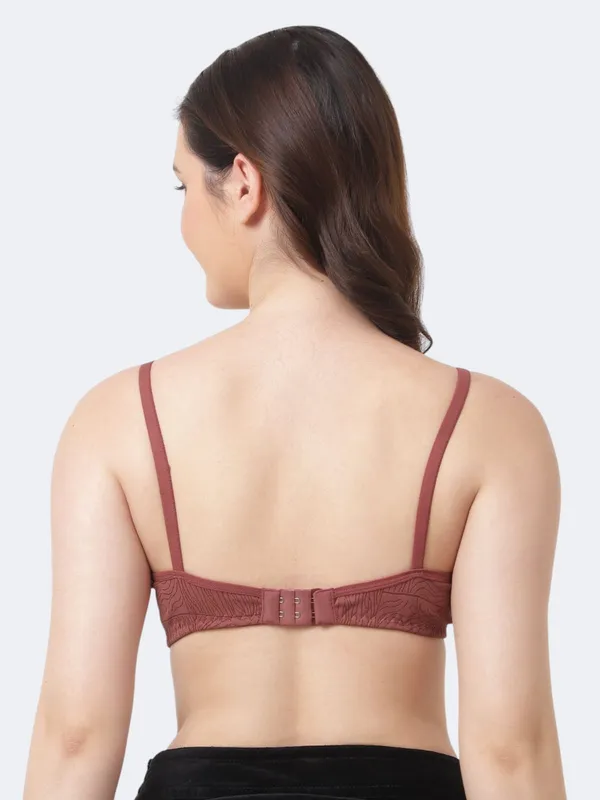 Brown_Premium_Cotton_Textured_Full_Coverage_Bow_Detail_Bra_For_Women