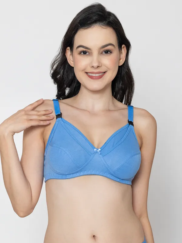 Blue_Premium_Cotton_Structured_Full_Coverage_Bra_For_Women