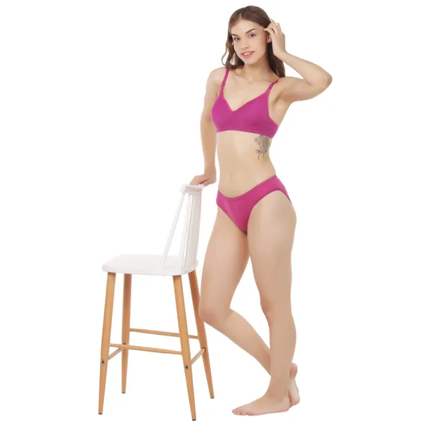 Magenta_Premium_Cotton_Adjustable_Strap_Bra_For_Women