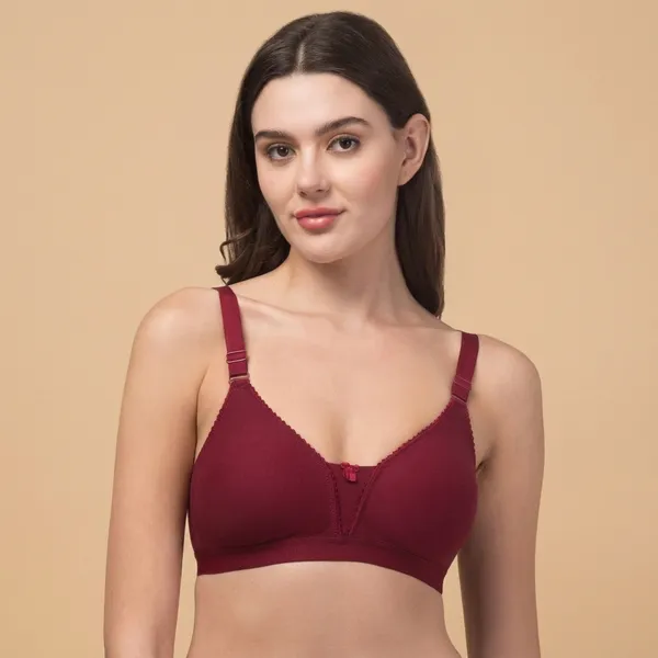 Maroon_Premium_Cotton_Lace_Edge_Everyday_Bra_For_Women