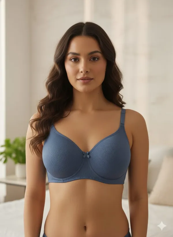 Blue_Premium_Cotton_Broad_Strap_Full_Coverage_Bra_For_Women