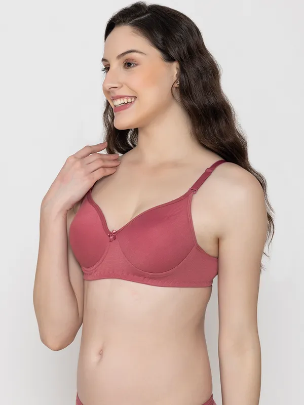 Maroon_Premium_Cotton_Everyday_Bra_For_Women