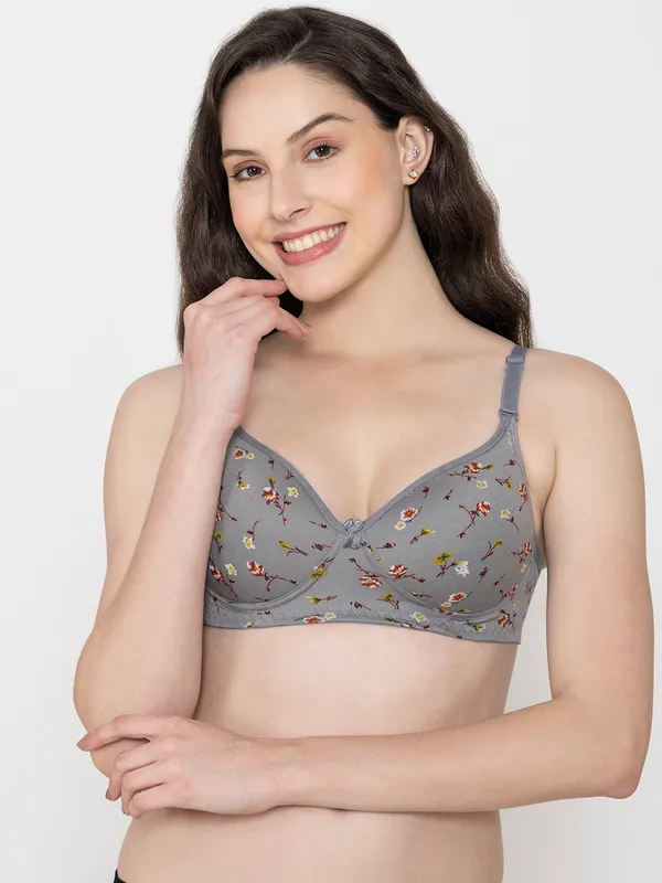 Grey_Premium_Cotton_Floral_Print_Bra_For_Women