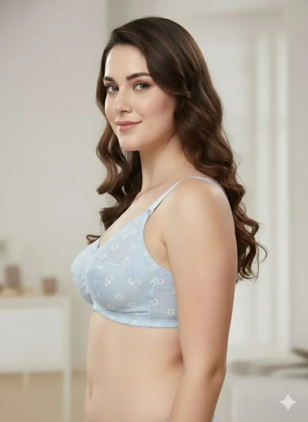 Light_Blue_Premium_Cotton_Floral_Print_Bra_For_Women
