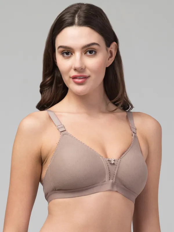 Taupe_Premium_Cotton_Full_Coverage_Bow_Detail_Bra_For_Women