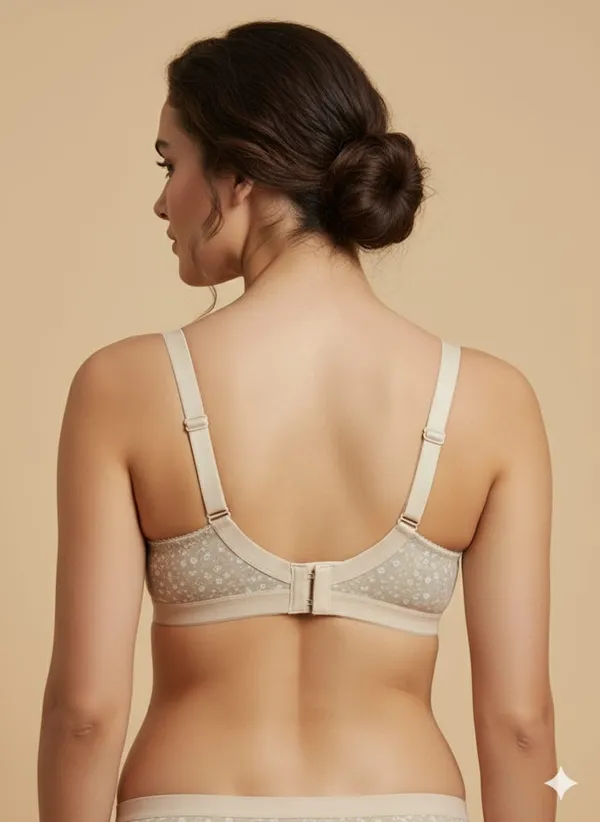 Beige_Premium_Cotton_Lace_Full_Coverage_Bra_For_Women