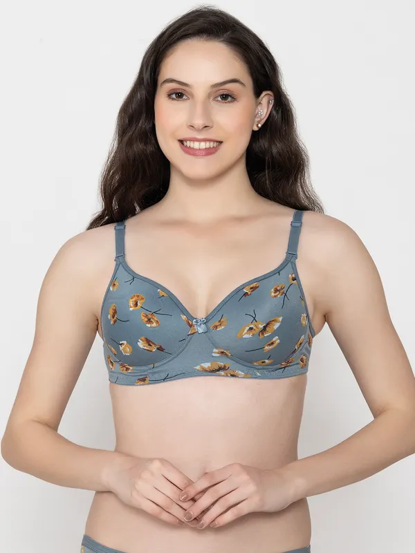 Grey_Premium_Cotton_Floral_Print_Bra_For_Women