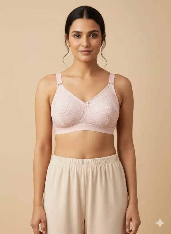 Pink_Premium_Cotton_Lace_Texture_Full_Coverage_Bra_For_Women