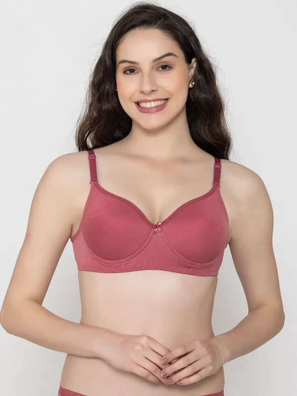 Maroon_Premium_Cotton_Everyday_Bra_For_Women